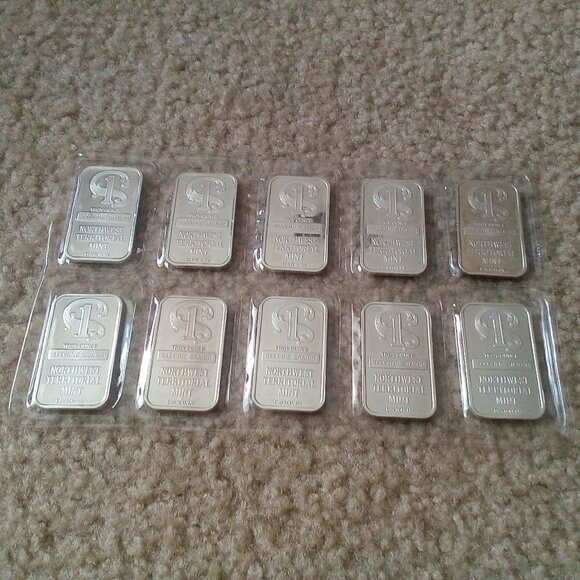 1 Troy oz. Silver Bar Bullion:  N.W. Territorial Mint. Sealed. Uncirculated. New - Picture 4 of 9